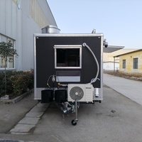 Remolque de Comida Rápida YLROAD de 5.5m, Color Personalizado, Cuadrado, con 4 Ruedas, Camión de Hamburguesas Móvil con Ventanas Corredizas y Aluminio Resistente a la Oxidación