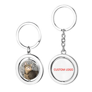 Bán Buôn Thời Trang Phim Hoạt Hình Phong Cách Cá Nhân Khắc Laser Logo Thăng Hoa Hợp Kim Móc Khóa Trống Kim Loại Keyring Quà Tặng Keyring - Product Image 3