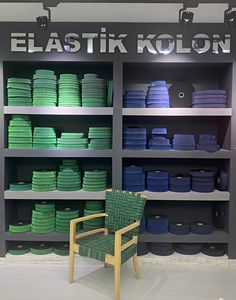 Chất lượng cao đàn hồi vải 50mm rộng 1 dòng màu xanh lá cây màu 100% căng - Product Image 6