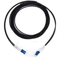 TPU Material Armored Single-Mode Twin Core Fiber Optic Jumper Flexible Tensile Resistant Stable Transmission Cable Assemblies