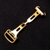 Boucle de bracelet de montre en acier inoxydable pour Cartier Ballon Bleu, fermoir pliant en métal poli, 12 14 16mm 18mm 20mm