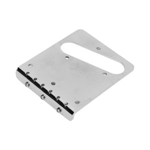 Puente de Trémolo para Guitarra Eléctrica Estilo TL, 3 Sillines, Acero, Orificio para Pastilla de Bobina Simple, Puente para Bajo, Venta al por Mayor - Product Image 4
