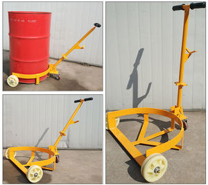 फैक्टरी प्रत्यक्ष उच्च गुणवत्ता 500kg 55 गैलन पहिया तेल के ड्रम गाड़ी के लिए तेल के ड्रम प्रस्तावक बैरल ट्राली निर्माण - Product Image 5