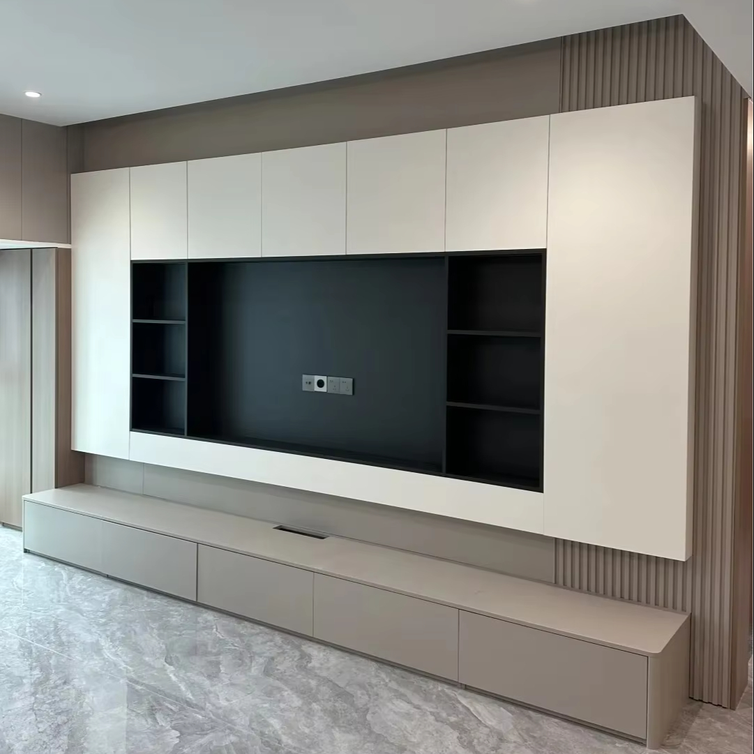 Types of TV Stand Modern Wooden Living Room Furniture