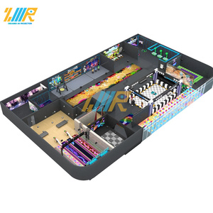 Giải pháp trọn gói để xây dựng khu vui chơi Trampoline với khu vực thưởng, trò chơi tương tác chiếu hình chuyển động, nhà cung cấp trò chơi thể thao AR, Sân vận động thể thao AR - Product Image 3