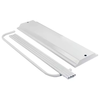 Support de bannière publicitaire autoportant en alliage d'aluminium, forme de porte incurvée, léger, impression numérique CMYK pour la publicité
