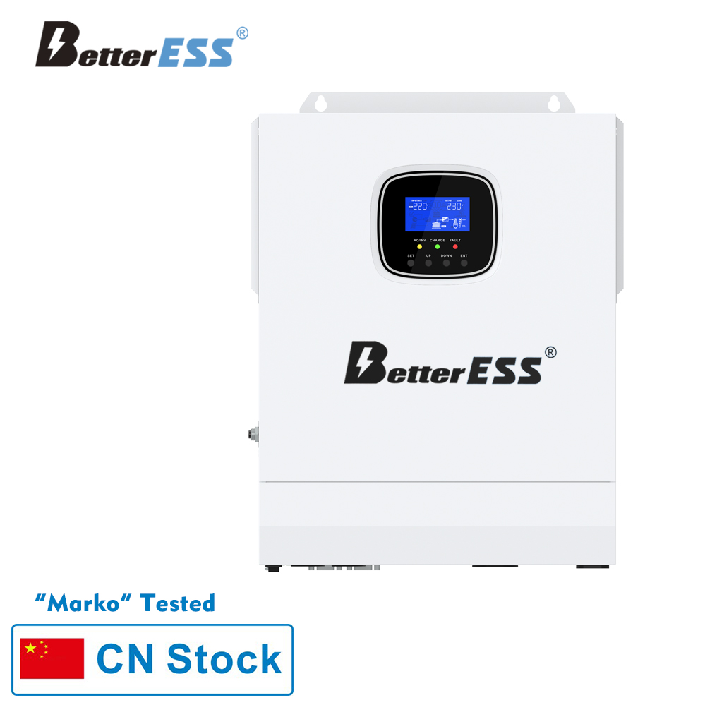 Tested-5500W инвертор для аккумуляторов 48 В 51,2 В, однофазный, Поддержка параллельного подключения для трехфазного DDP