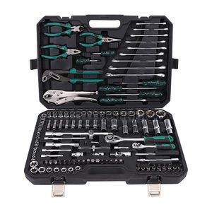 Suministro <span class=keywords><strong>de</strong></span> fábrica 131 piezas que incluyen caja <span class=keywords><strong>de</strong></span> herramientas <span class=keywords><strong>de</strong></span> mano con Llave <span class=keywords><strong>de</strong></span> trinquete <span class=keywords><strong>de</strong></span> precisión <span class=keywords><strong>de</strong></span> 72 dientes para mecánicos - Product Image 1