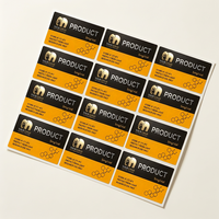 Etiquetas Adhesivas Personalizadas para Botellas de PVC, Resistentes al Calor, con Fuerte Adhesión, Material de Vinilo, Impresión Láser a Color