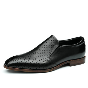 Sandales plates décontractées Mode Haute qualité Respirant Sandales en cuir véritable Sandales d'été pour hommes Sandales de marche en plein air - Product Image 2