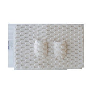 เสื่อห้องน้ำแบบหนา รูปทรงสี่เหลี่ยมผืนผ้า ดูดซับน้ำได้ดี กันลื่น แห้งเร็ว ทำจากเส้นใยโพลีเอสเตอร์ ดีไซน์เรียบง่าย - Product Image 3