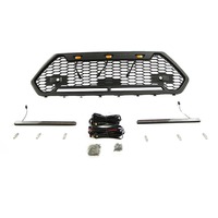 Grille de radiateur de course Adventure avec clignotants pour Toyota RAV4 2019-2022, pièces extérieures de calandre de voiture