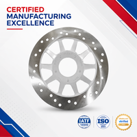 Rotor Cakram Rem Depan 100% Pas untuk Honda NXR150 Bros Crosser 150 Baja Karbon Tinggi Bersertifikasi IATF 16949 Pabrik Bersertifikat