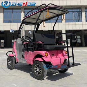 Wholesale Cheap 4 SEAT Golf <b>Push</b> Cart Club <b>Car</b> Gas Golf Carts Electric Golf Buggy Electric Cart for Scenic Spot Tourist - Product Image 4