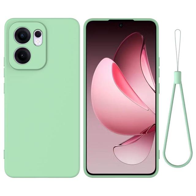 For OPPO Reno13 F 4G / 5G Pure Color Liquid Silicone Shockproof Phone Case