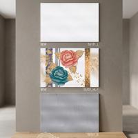Rectangle moderne brillant 300x450mm Carreaux de porcelaine d'intérieur 30x45cm Carreaux de sol aspect bois 18x12in pour hall extérieur pour