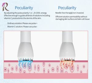 Évaluer les bons produits : Machine de soin du <span class=keywords><strong>visage</strong></span> rafraîchissante et raffermissante pour la peau, à chaud et à froid, avec électroporation. - Product Image 4
