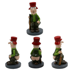 BSCI usine polyrésine <span class=keywords><strong>pêcheur</strong></span> Caganer Figurine maison et cadeau Caganer Statue - Product Image 2