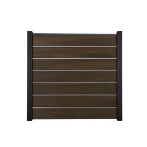 複合ガーデンWpcフェンスパネルウッドガーデンヤードフェンスプライバシー屋外Wpcウッドプラスチック - Product Image 5