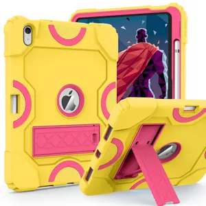 Étui antichoc pour enfants pour tablette pour iPad Housse pour enfants Étuis pour iPad 10e génération 10.9 pouces 2022 avec béquille