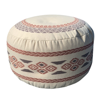 Grand coussin de sol rond coussin d'assise coussins d'extérieur en velours touffeté tapis de méditation décoratif pour animaux de compagnie pour canapé-lit jardin