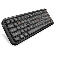 MOFII New Design Crystal Keycaps Custom 65% PC Office Wired Wireless Tri Mode Office Keyboard Rgb
