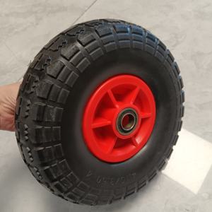 Ensemble <span class=keywords><strong>roue</strong></span> et pneu anti-crevaison robuste 4.10/3.50-4, alésage 5/8'', <span class=keywords><strong>roue</strong></span> de remplacement pour chariot à main, <span class=keywords><strong>brouette</strong></span>, chariot de jardin - Product Image 4