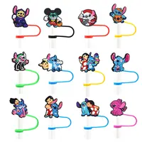 Buy Wholesale China Straw Cover Funny Mouth Shape Straw Topper