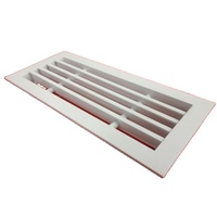 Diffuseur de plafond directionnel d'air conditionné en plastique PVC personnalisé Diffuseurs de grille de plafond d'air HVAC