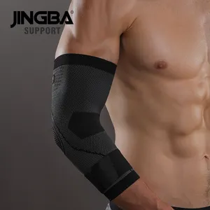 JINGBA desteği 8037 ayarlanabilir kol atel sabitleyici koruyucu artrit dirsek Brace tendinit, tenis, uyku
