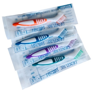 Cepillo de Dientes para Personas Mayores de Doble Cara Furein Smile YL-15, 1 Paquete, Soporte para Dentaduras Postizas, Cepillo de Plástico para Eliminar Sarro, Cepillo para Retenedores Invisibles - Product Image 4