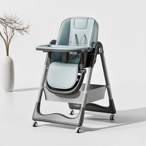 Chaise haute pliable 3-en-1 <span class=keywords><strong>pas</strong></span> chère et élégante pour bébé : idéale pour l'allaitement, le sevrage, la coiffure, la plage et les repas - Product Image 6