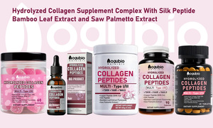 Gocce di <span class=keywords><strong>collagene</strong></span> idrolizzate ad alta purezza potenziate con estratto di foglie di bambù Peptide di seta e estratto di Palmetto puro gocce di <span class=keywords><strong>collagene</strong></span> - Product Image 4