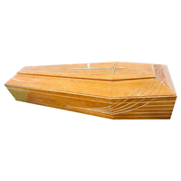 Ataúd Funerario Estilo Europeo Hecho a Mano, Modelo Paownia Adt Feral, con Diseño Personalizable, Capacidad de 220 Pulgadas Cúbicas