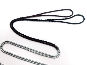 Collar de Choke para entrenamiento de perros, cadena de Metal antideslizante de latón, cuerda tejida de nailon, cuerda trenzada de plomo para perros pequeños a grandes - Product Image 5