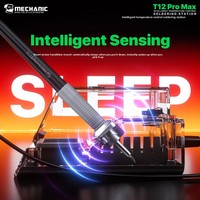 Station de soudage MECHANIC T12 Pro Max pour caméra, contrôle intelligent de la température, poignée à noyau chauffant K Tip, mise en veille automatique, soudage
