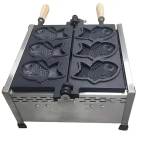 Hot sell good-looking fish shape waffle maker machine for commercial snack food