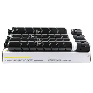 Cartucho de tóner para fotocopiadora canon NPG71, GPR55, EXV51, IR-ADV, C5560, C5550, C5540