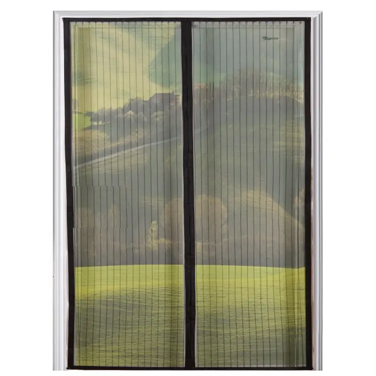 Self Sealing Magnetic Closure Screen Door Curtain Keep Bugs Out