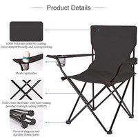 Chaise de camping légère pliable portable à impression de drapeau personnalisé pour pique-nique