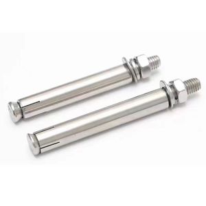 201 Stainless Steel Expansion Bolt Metric Hex Head Standard Thread Plain Finish With Nut And Washer For General Use - Product Image 3