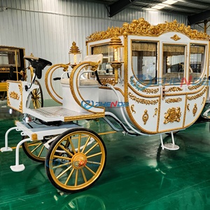 Carroza de Caballos Eléctrica de Lujo Estilo Europeo para Bodas y Paseos Turísticos, Personalizable con Luces LED - Product Image 2