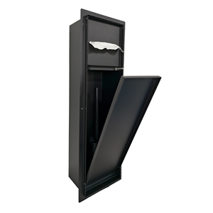 Boîte à mouchoirs invisible en acier inoxydable 304, support <span class=keywords><strong>de</strong></span> rouleau <span class=keywords><strong>de</strong></span> <span class=keywords><strong>papier</strong></span> <span class=keywords><strong>toilette</strong></span> encastré pour niche, <span class=keywords><strong>rangement</strong></span> WC - Product Image 2