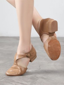Sandalias de Baile Griego para Mujer <span class=keywords><strong>JW</strong></span> al por Mayor, Parte Superior de Cuero Genuino, Empeine Elástico, Suela de Gamuza, Zapatos de Baile de Salón/Latino - Product Image 1