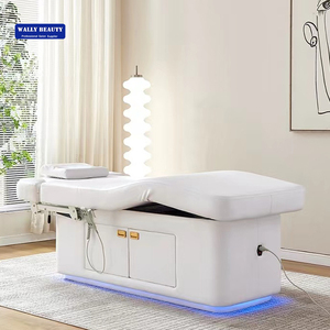 <span class=keywords><strong>Table</strong></span> <span class=keywords><strong>de</strong></span> <span class=keywords><strong>massage</strong></span> plate électrique réglable et stationnaire pour <span class=keywords><strong>esthéticienne</strong></span> professionnelle la plus confortable <span class=keywords><strong>de</strong></span> Wally Beauty - Product Image 5