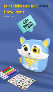 Cámara de Impresión Instantánea P7 para Niños, Pantalla de 2.4 Pulgadas, Lente Dual, 1080P, Diseño de Zorro de Dibujos Animados, Cámara Digital de Impresión Térmica para Niños - Product Image 3