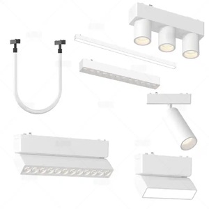Éclairage intérieur moderne pour maison, bureau, magasin, école, système rail encastré 10W 20W 30W 40W Éclairage sur rail à LED - Product Image 2