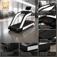Caminadora Comercial de Lujo ZY con Pantalla Táctil Android de 21.5 Pulgadas, Máquina para Correr Motorizada de Alta Resistencia para Uso Profesional en Gimnasios