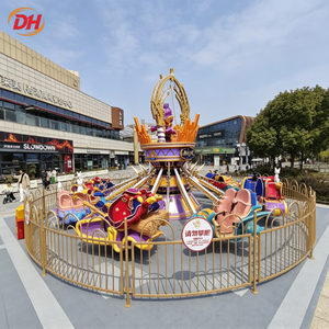 Manège d'attraction pour enfants, modèle 'Elf Academy', voiture volante à commande automatique, en fibre de verre, en forme d'avion, pour espace public extérieur commercial - Product Image 2