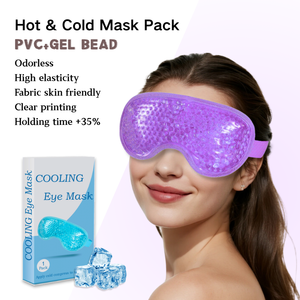 Compresa de Gel Reutilizable Profesional para Ojos Fríos o Calientes, Alivio del Dolor Ocular, Máscara de Hielo para Ojos - Product Image 1